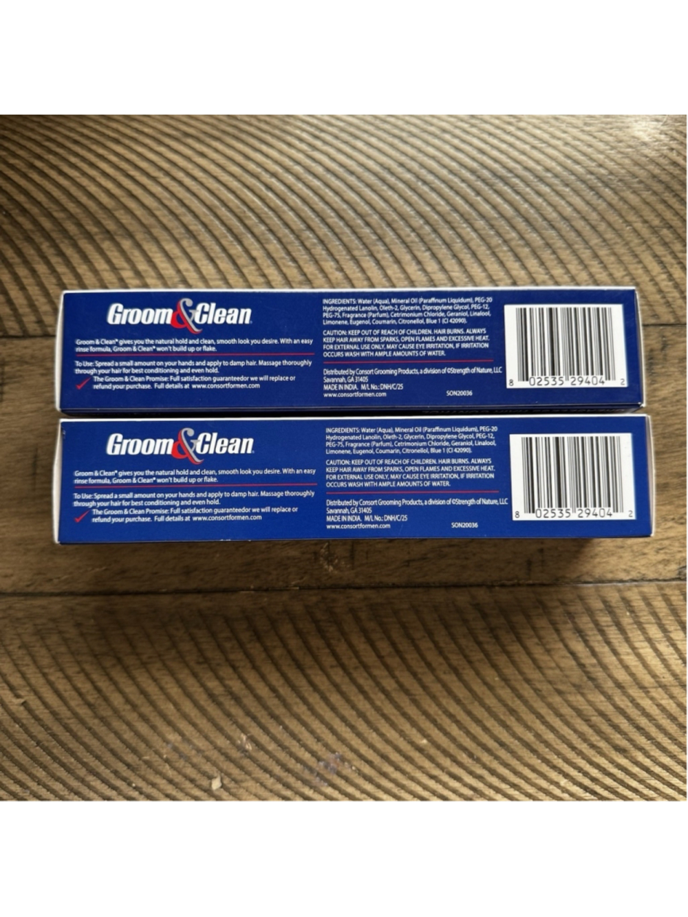 Groom and Clean Greaseless Hair Control 4.5 Oz Tube 2 Pack NEW FREE SHIPPING - Picture 2 of 3